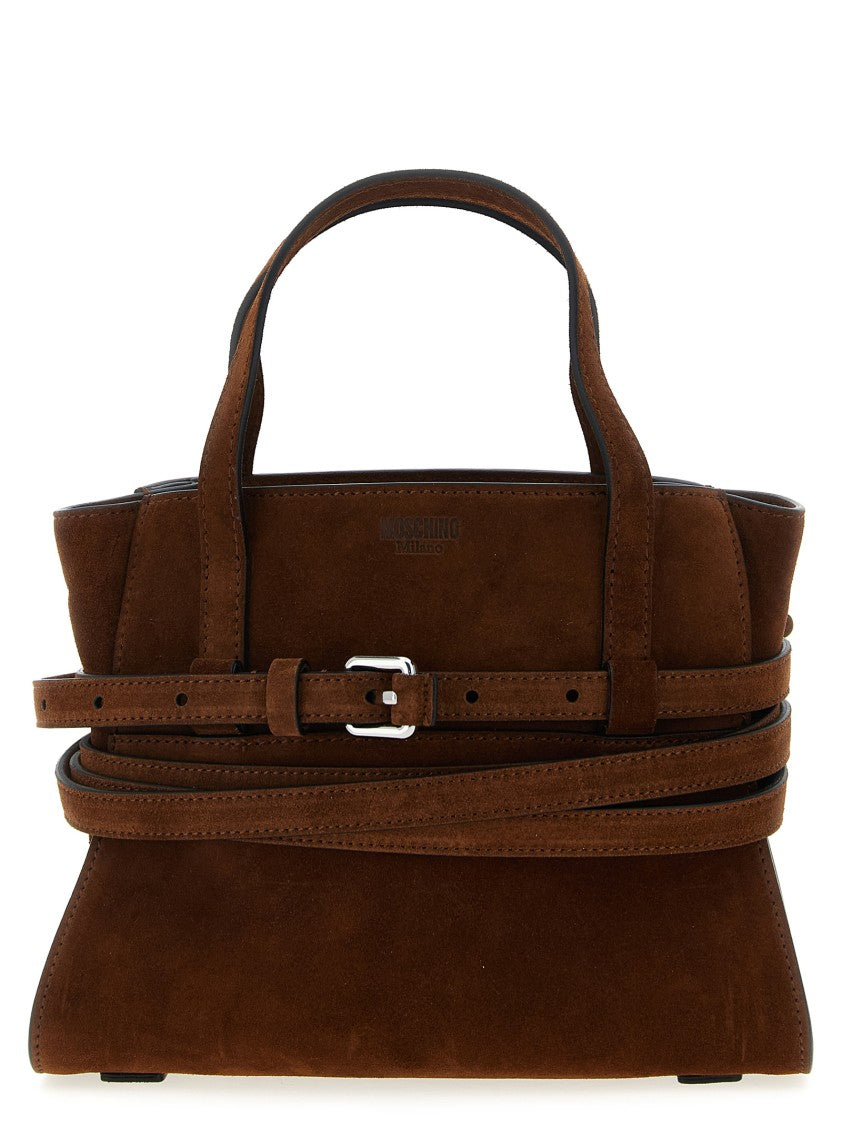 "Привяжи меня" маленькая сумка Moschino, коричневый
"Привяжи меня" маленькая сумка Moschino, коричневый