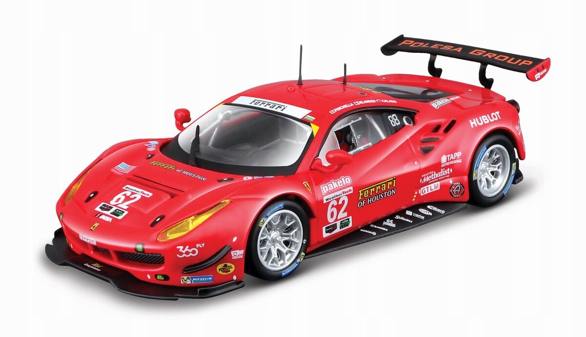 FERRARI 488 GTE 2017 #62 1:43 Bburago Racing 36301
FERRARI 488 GTE 2017 #62 1:43 Bburago Racing 36301