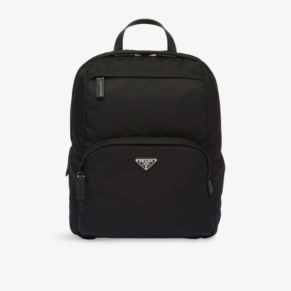 Рюкзак Prada тканый с логотипом, черный
Рюкзак Prada тканый с логотипом, черный