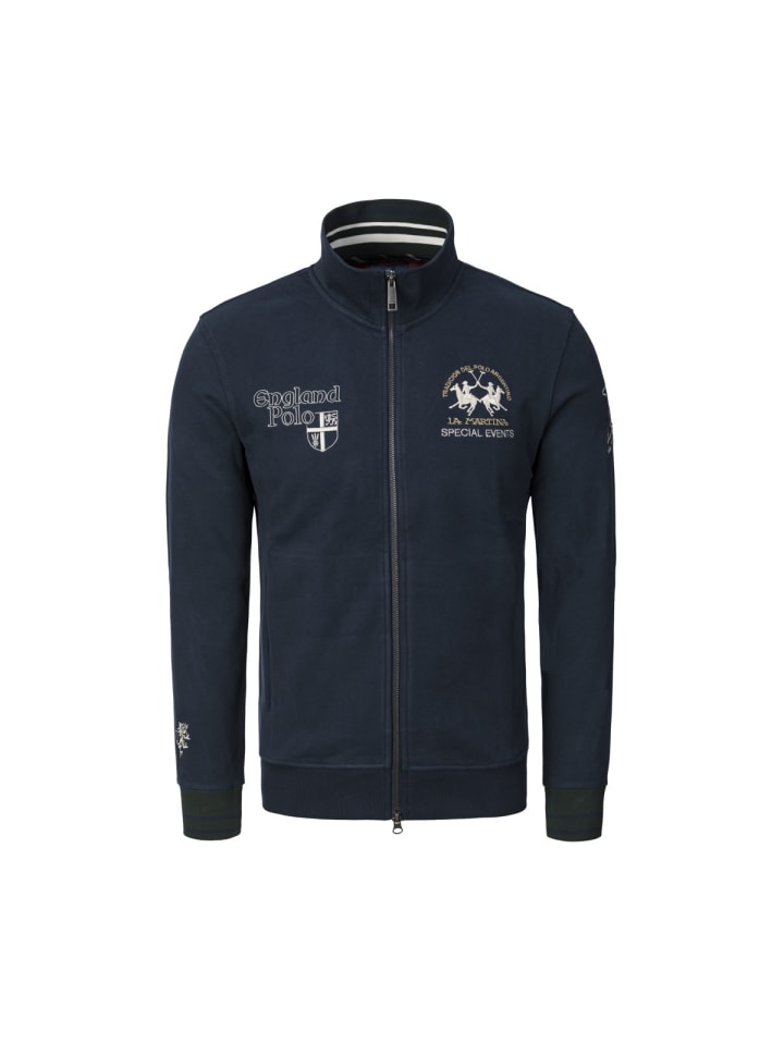 Толстовка MBF304 темно-синего цвета La Martina
Толстовка MBF304 темно-синего цвета La Martina