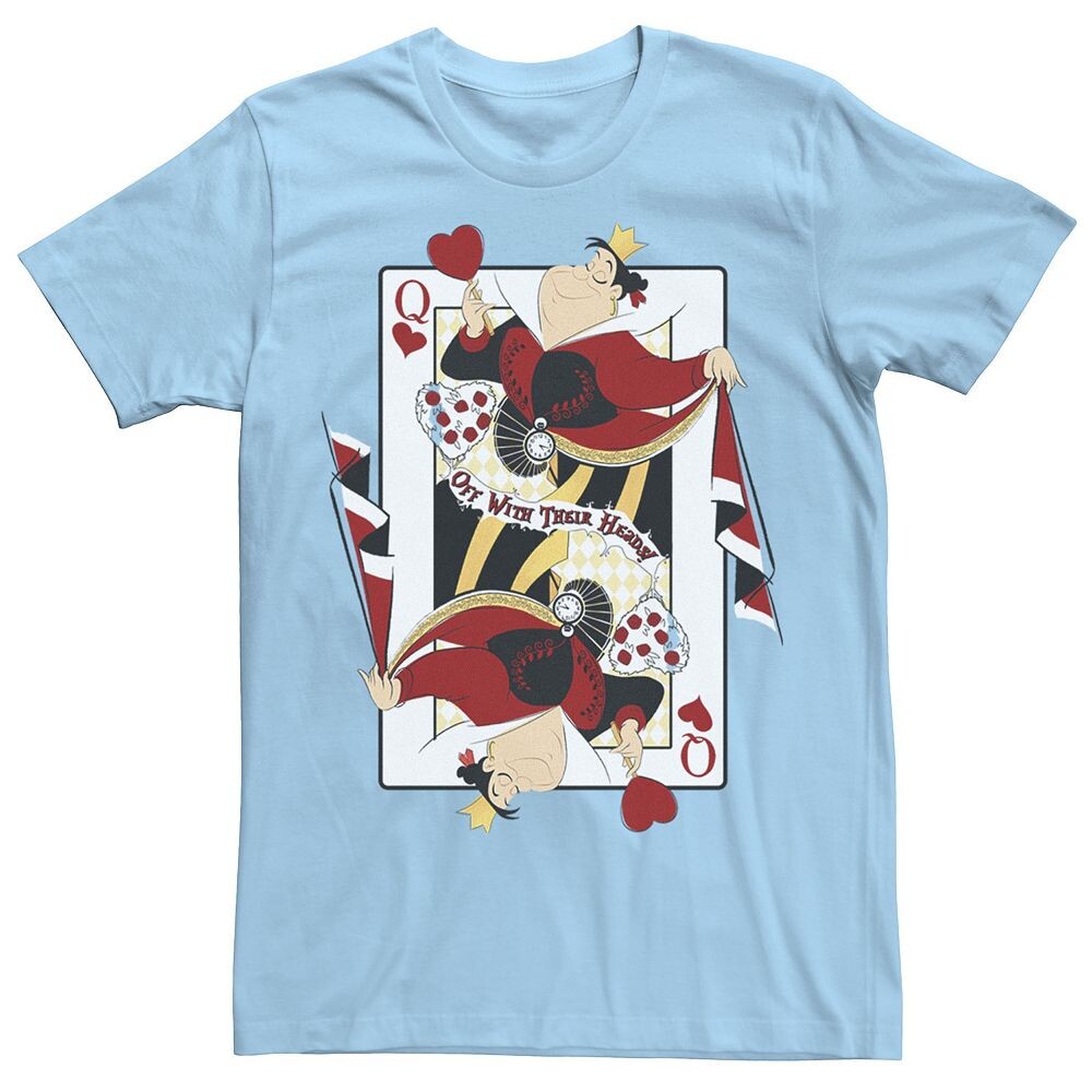 Мужская футболка с игральными картами Disney's Alice In Wonderland Queen Of Hearts Licensed Character, цвет Light Blue
Мужская футболка с игральными картами Disney's Alice In Wonderland Queen Of Hearts Licensed Character, цвет Light Blue