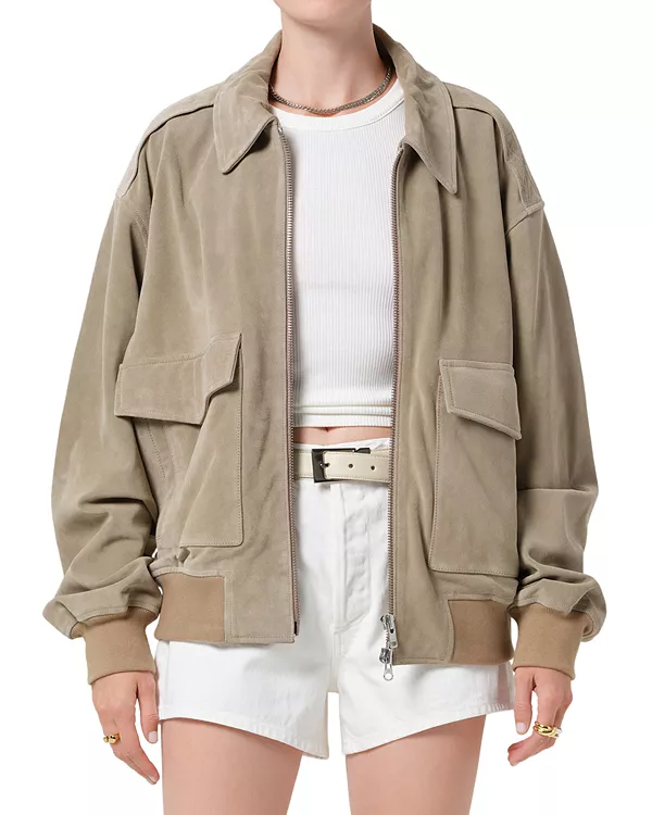 Замшевая куртка Вивьен Citizens Of Humanity, зеленый
Замшевая куртка Вивьен Citizens Of Humanity, зеленый