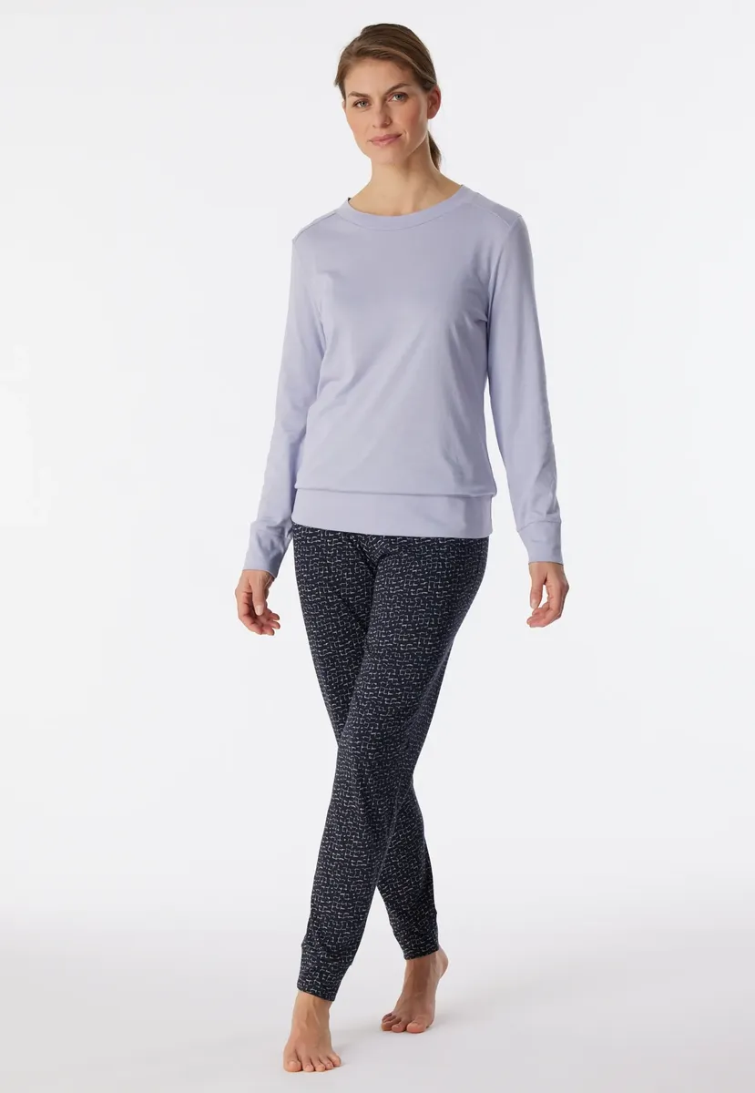 Пижама Schiesser "Contemporary Nightwear" (2 шт.) с однотонным верхом и брюками с рисунком, цвет Flieder
Пижама Schiesser "Contemporary Nightwear" (2 шт.) с однотонным верхом и брюками с рисунком, цвет Flieder