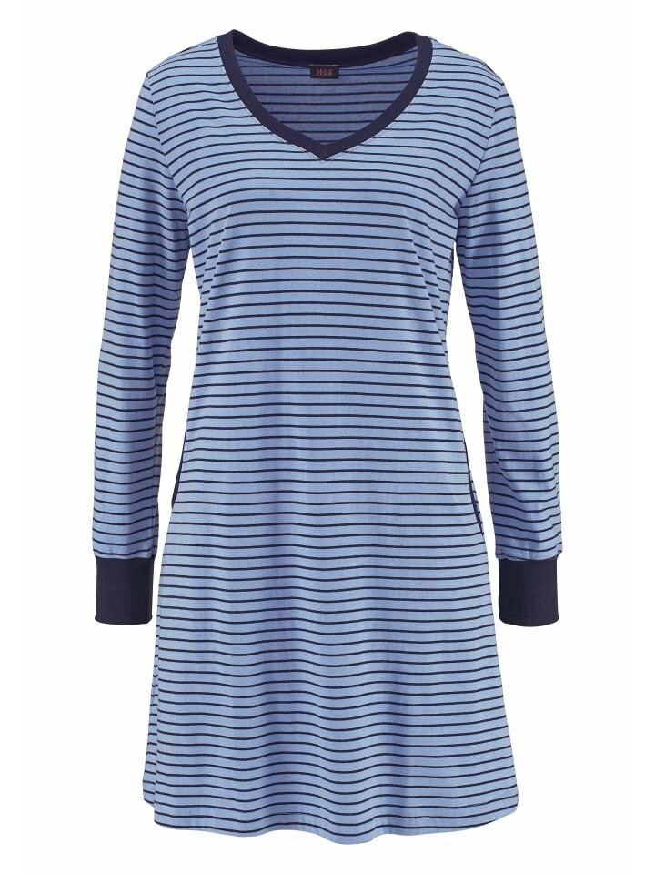 Ночная рубашка HIS, цвет blau-gestreift
Ночная рубашка HIS, цвет blau-gestreift