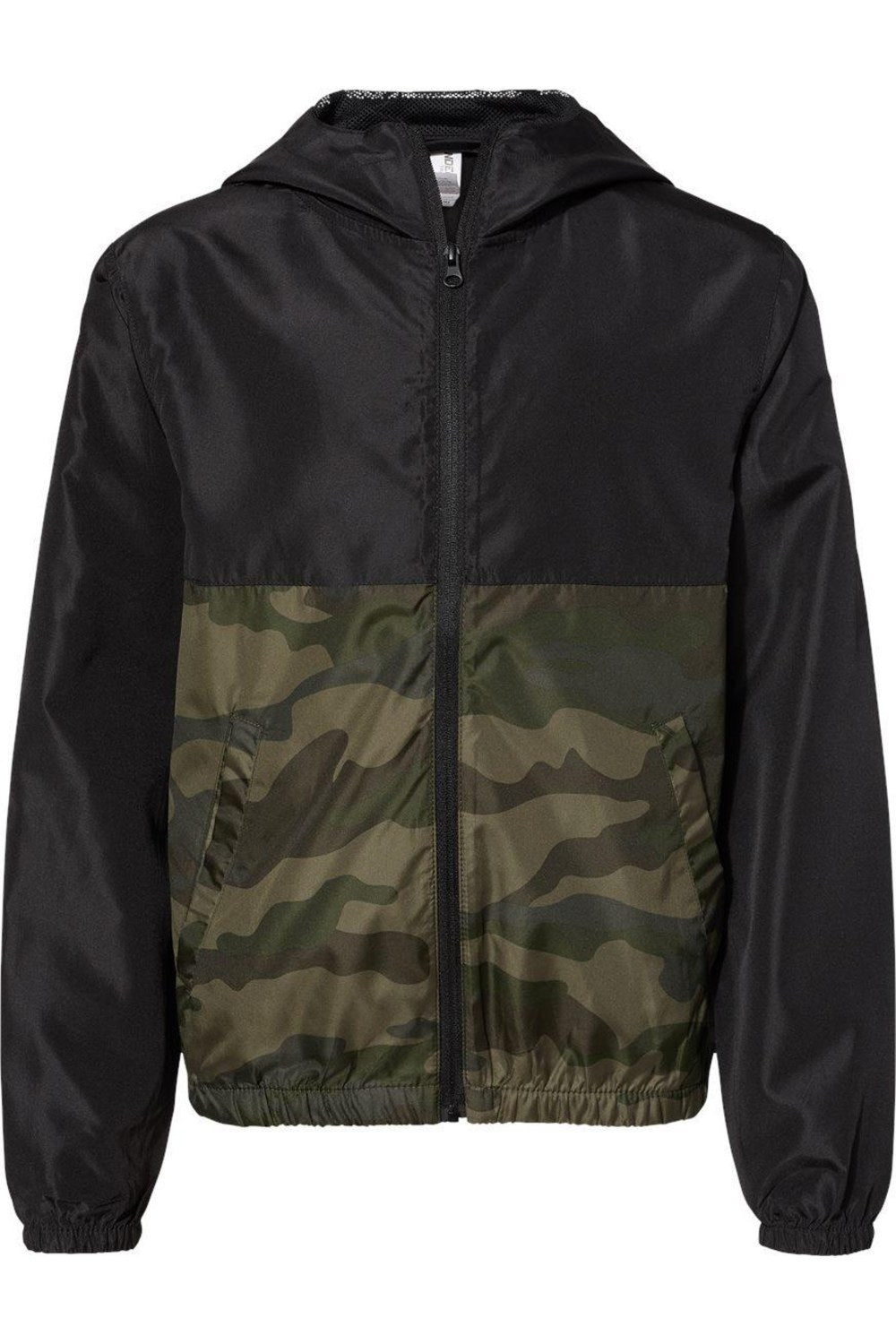 Independent Trading Co. Молодежная легкая ветровка с застежкой-молнией, цвет black/ forest camo
Independent Trading Co. Молодежная легкая ветровка с застежкой-молнией, цвет black/ forest camo