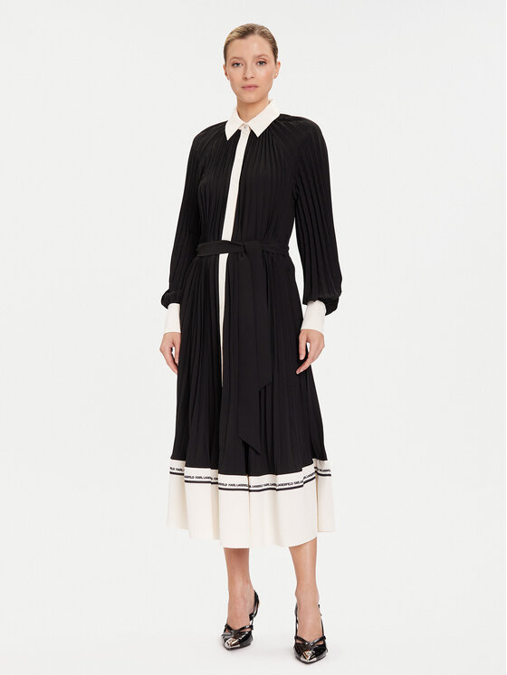 Платье-рубашка regular fit A4W13047 Karl Lagerfeld, черный
Платье-рубашка regular fit A4W13047 Karl Lagerfeld, черный