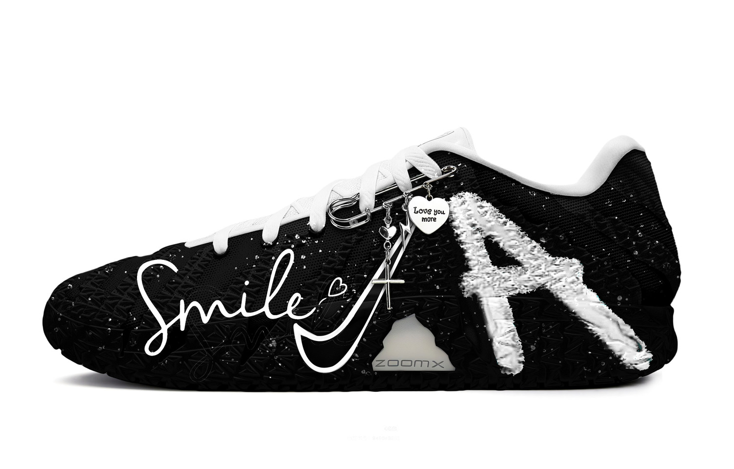 Nike Баскетбольные кроссовки Ja Morant 3 Heartbeat с низким верхом, износостойкие, унисекс, черный с белыми элементами
Nike Баскетбольные кроссовки Ja Morant 3 Heartbeat с низким верхом, износостойкие, унисекс, черный с белыми элементами