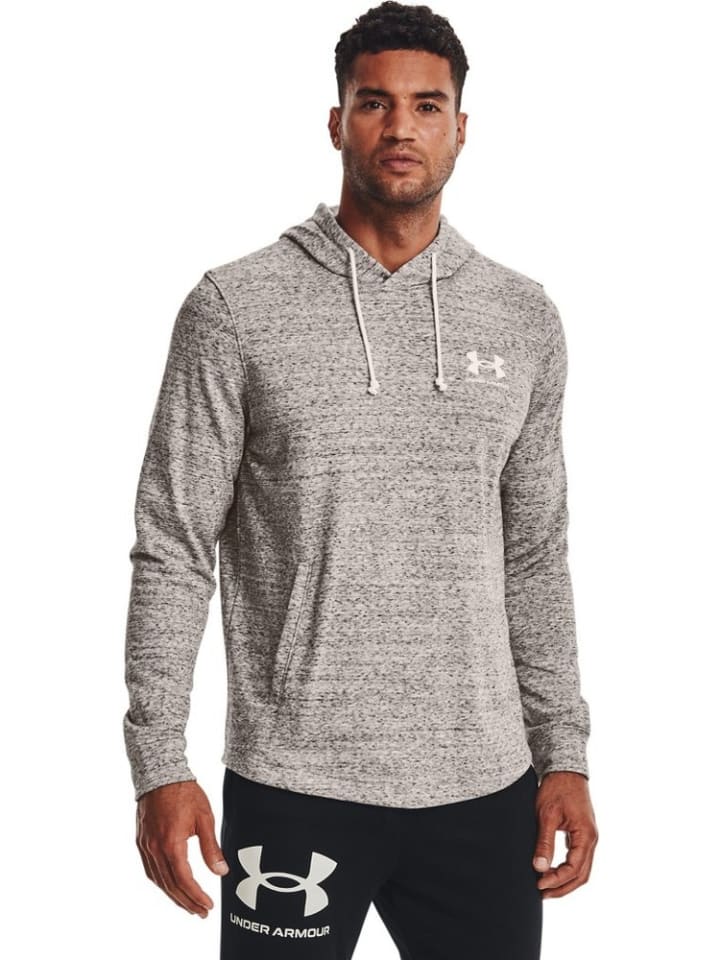 Толстовка UA Rival Hoodie aus French Terry Under Armour, белый 
Толстовка UA Rival Hoodie aus French Terry Under Armour, белый