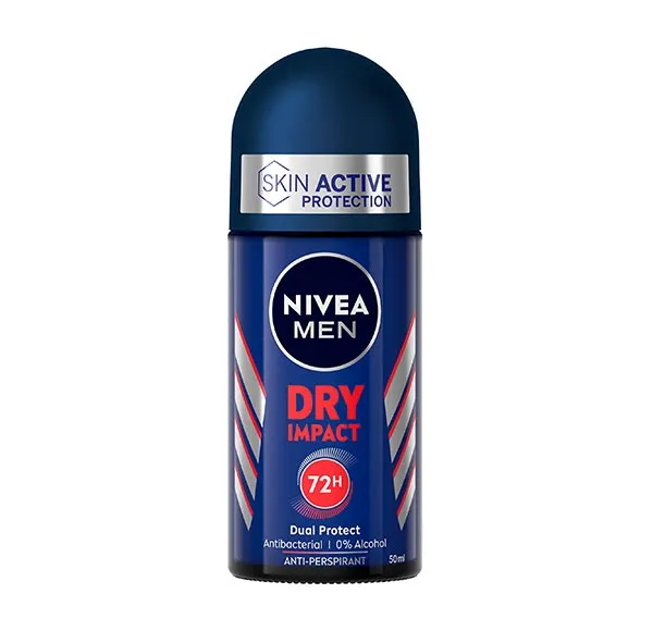 Шариковый дезодорант для мужчин со стойкостью 48 часов Dry Impact Nivea, 50 ml
Шариковый дезодорант для мужчин со стойкостью 48 часов Dry Impact Nivea, 50 ml