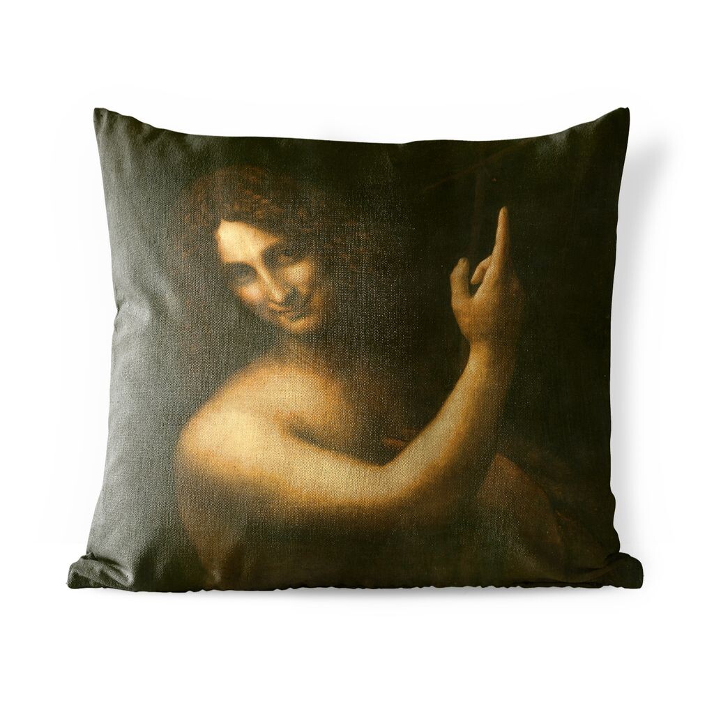 Уличная подушка MuchoWow - Иоанн Креститель - Леонардо да Винчи - 40x40 см - Устойчивость к атмосферным воздействиям - Подушка для отдыха - Чехол на подушку - Хлопчатобумажная ткань - Декоративные наволочки, мультиколор
Уличная подушка MuchoWow - Иоанн Креститель - Леонардо да Винчи - 40x40 см - Устойчивость к атмосферным воздействиям - Подушка для отдыха - Чехол на подушку - Хлопчатобумажная ткань - Декоративные наволочки, мультиколор