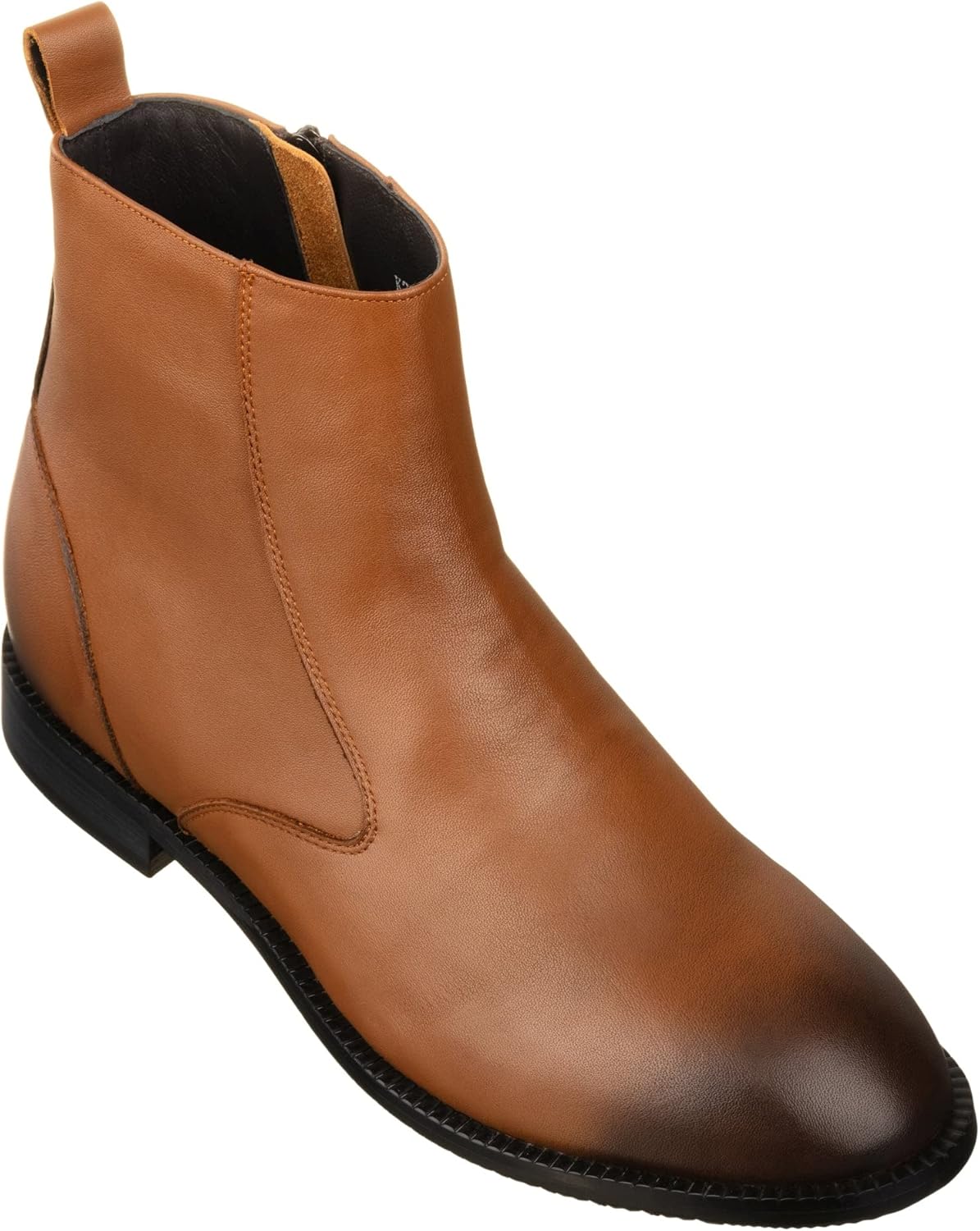 Мужские невидимые обувные вставки для увеличения роста TOTO - коричневые кожаные ботинки Челси на молнии - увеличение роста на 7 см - K33093 - размер 7,5 D(M) US
Мужские невидимые обувные вставки для увеличения роста TOTO - коричневые кожаные ботинки Челси на молнии - увеличение роста на 7 см - K33093 - размер 7,5 D(M) US