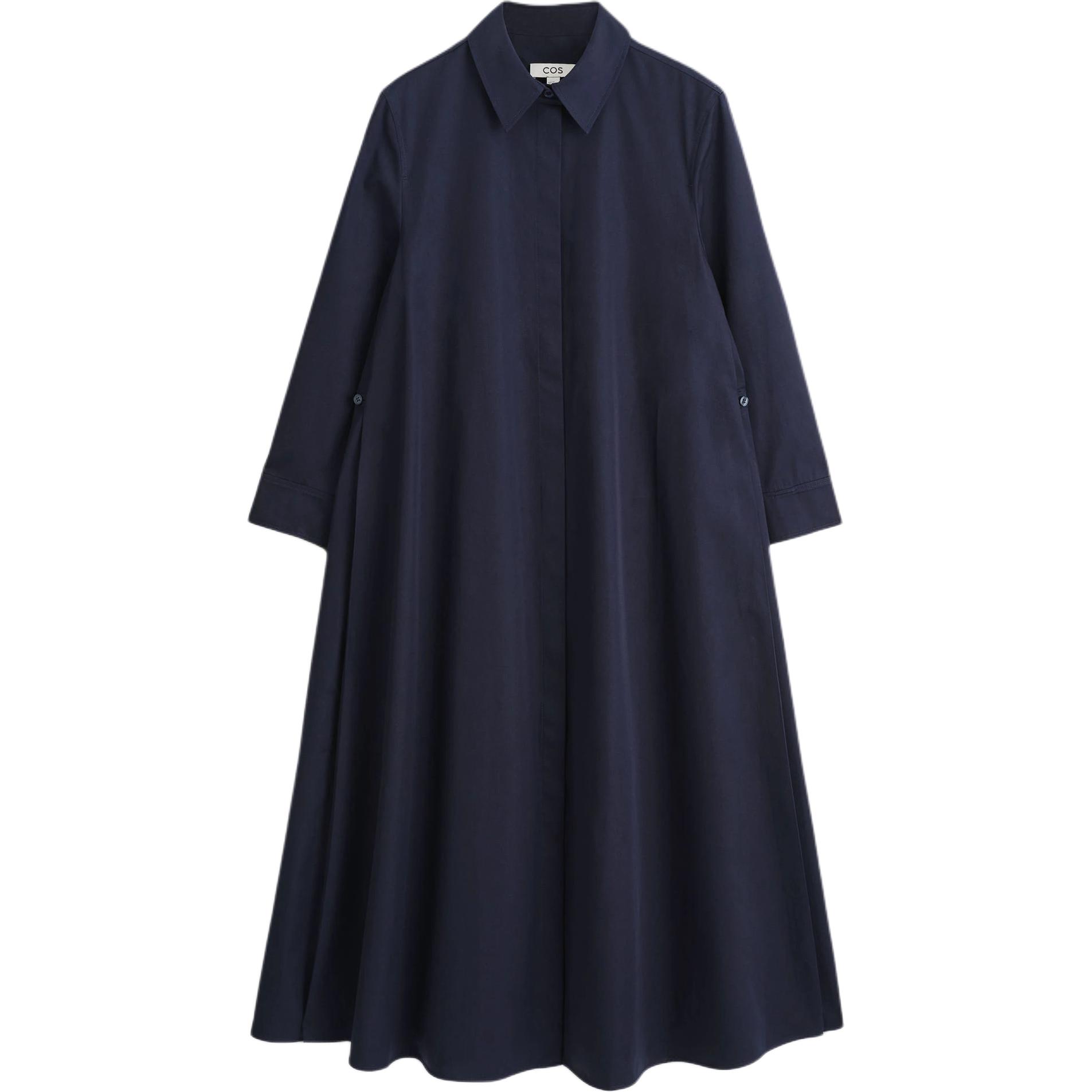 COS Женское платье с длинными рукавами navy blue
COS Женское платье с длинными рукавами navy blue