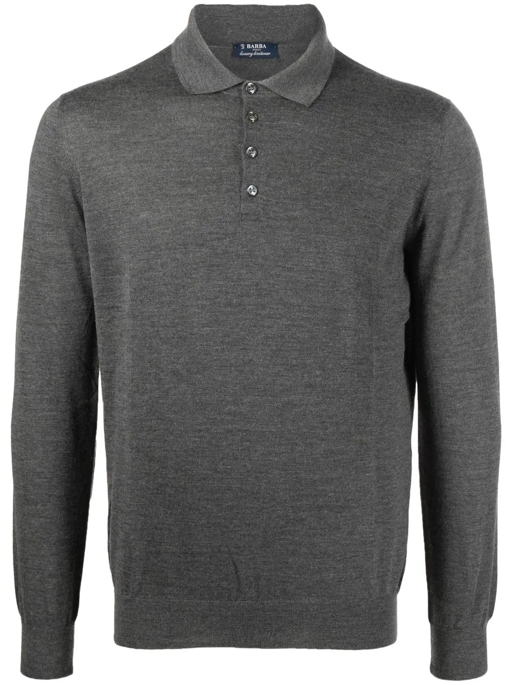 Трикотажная рубашка поло с длинными рукавами Barba, серый
Трикотажная рубашка поло с длинными рукавами Barba, серый