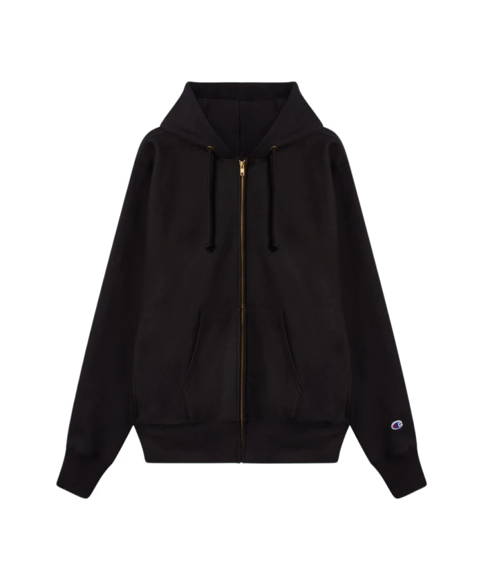 Худи на молнии с обратным плетением Champion, черный
Худи на молнии с обратным плетением Champion, черный