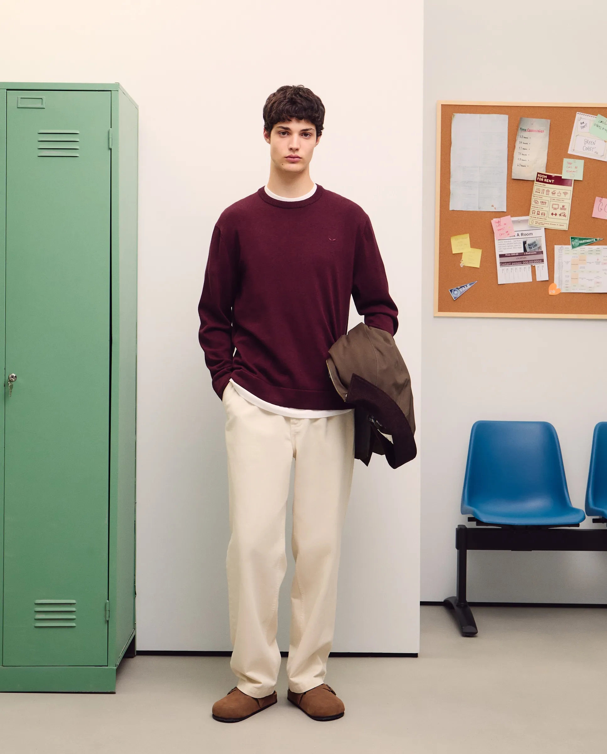 Простой базовый джемпер с круглым вырезом Green Coast, бордовый
Простой базовый джемпер с круглым вырезом Green Coast, бордовый