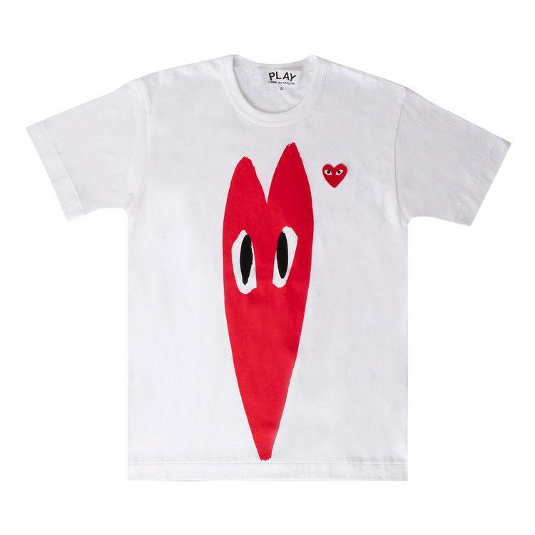Футболка Comme des Garçons Play T-Shirt With Enlarged Red Heart, White
Футболка Comme des Garçons Play T-Shirt With Enlarged Red Heart, White