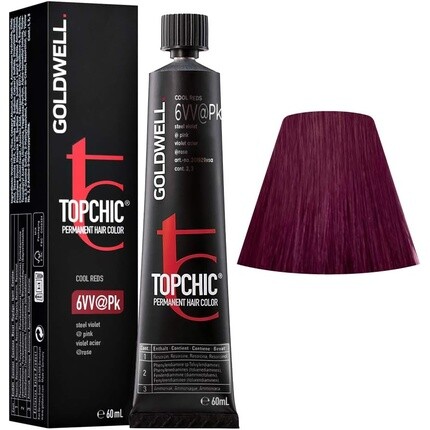 Topchic Профессиональная краска для волос 60мл Фиолетовый с просветлением Розовый, Goldwell
Topchic Профессиональная краска для волос 60мл Фиолетовый с просветлением Розовый, Goldwell