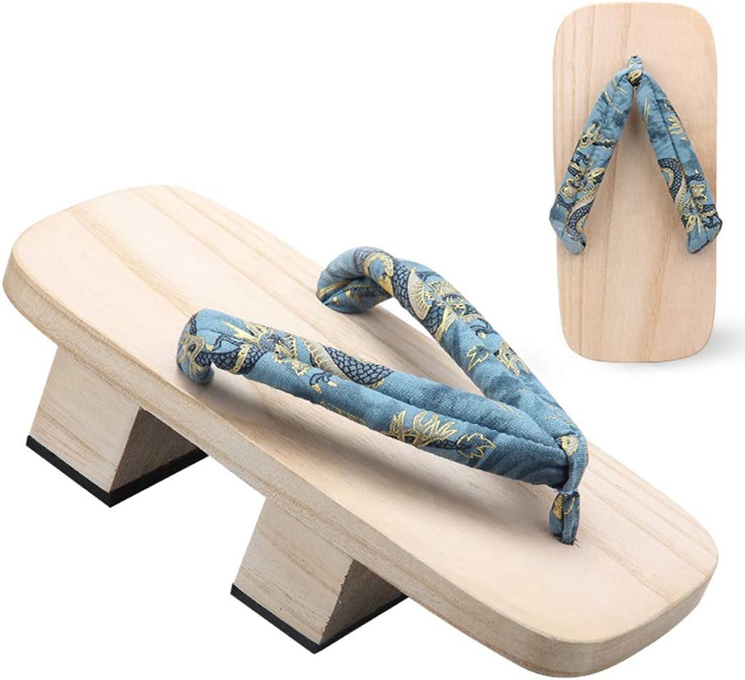 Ez-sofei Мужские японские традиционные косплей сабо Деревянные сандалии Гэта, светло-голубой
Ez-sofei Мужские японские традиционные косплей сабо Деревянные сандалии Гэта, светло-голубой