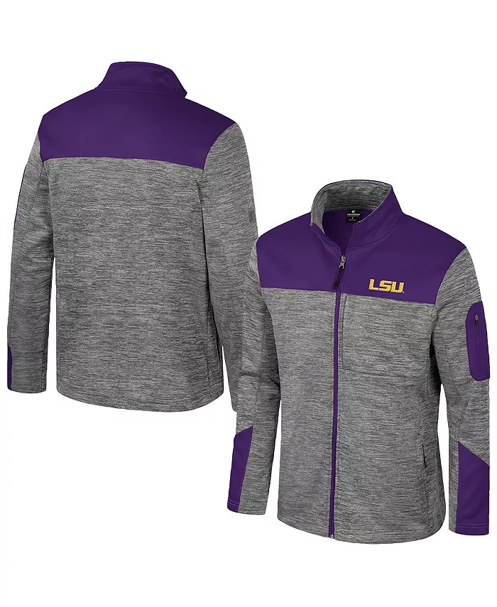 Мужская серая/фиолетовая куртка Guard Full-Zip с символикой LSU Tigers Colosseum
Мужская серая/фиолетовая куртка Guard Full-Zip с символикой LSU Tigers Colosseum
