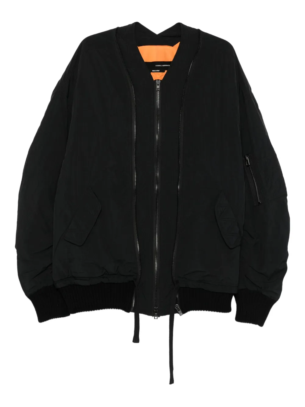 Бомбер с молниями Isabel Benenato, черный
Бомбер с молниями Isabel Benenato, черный