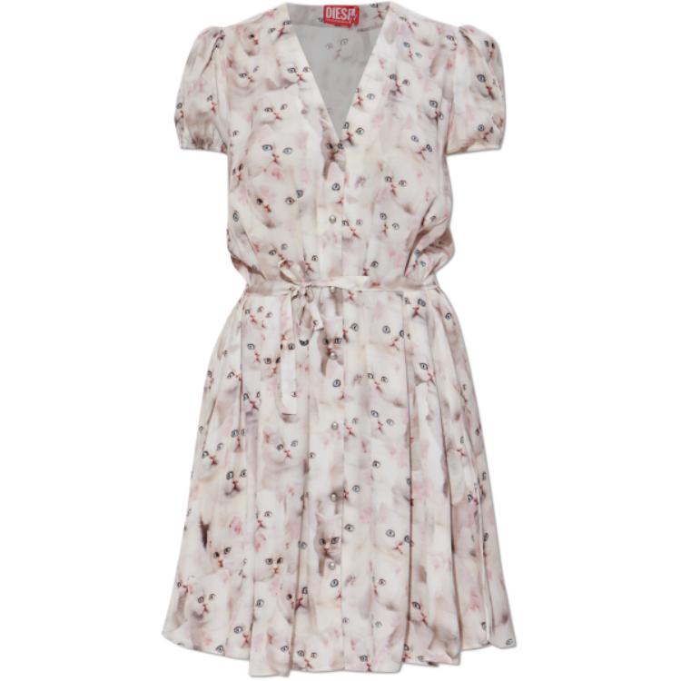 Женское платье с коротким рукавом DIESEL, белый
Женское платье с коротким рукавом DIESEL, белый