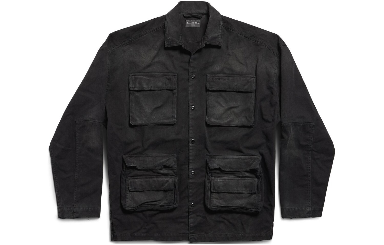 Джинсовая куртка унисекс Balenciaga, цвет Black
Джинсовая куртка унисекс Balenciaga, цвет Black