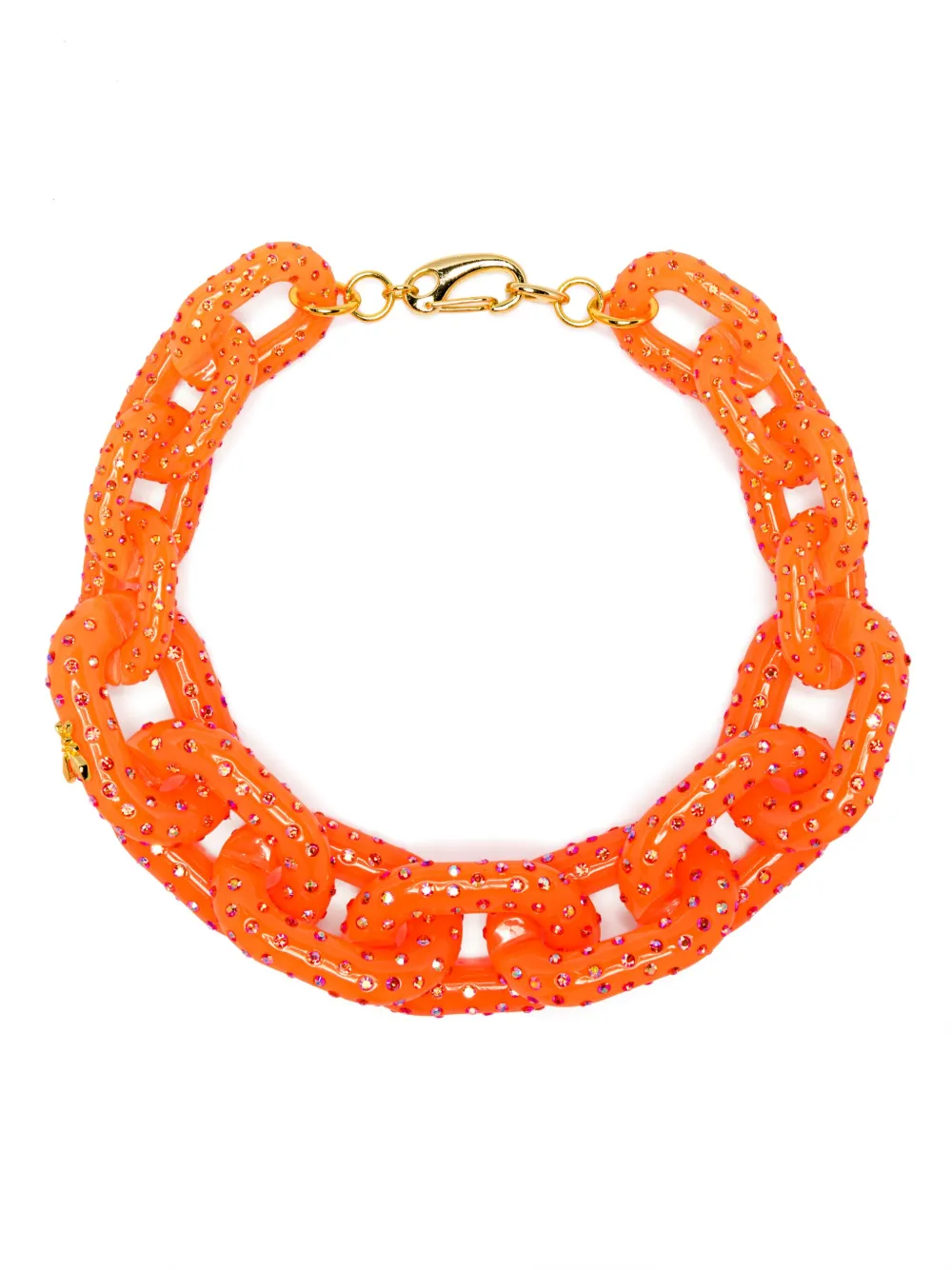 Ожерелье, украшенное стразами Patrizia Pepe, оранжевый
Ожерелье, украшенное стразами Patrizia Pepe, оранжевый