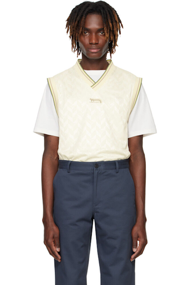 Майка Off-White Jacquard Flash Fox Maison Kitsuné
Майка Off-White Jacquard Flash Fox Maison Kitsuné