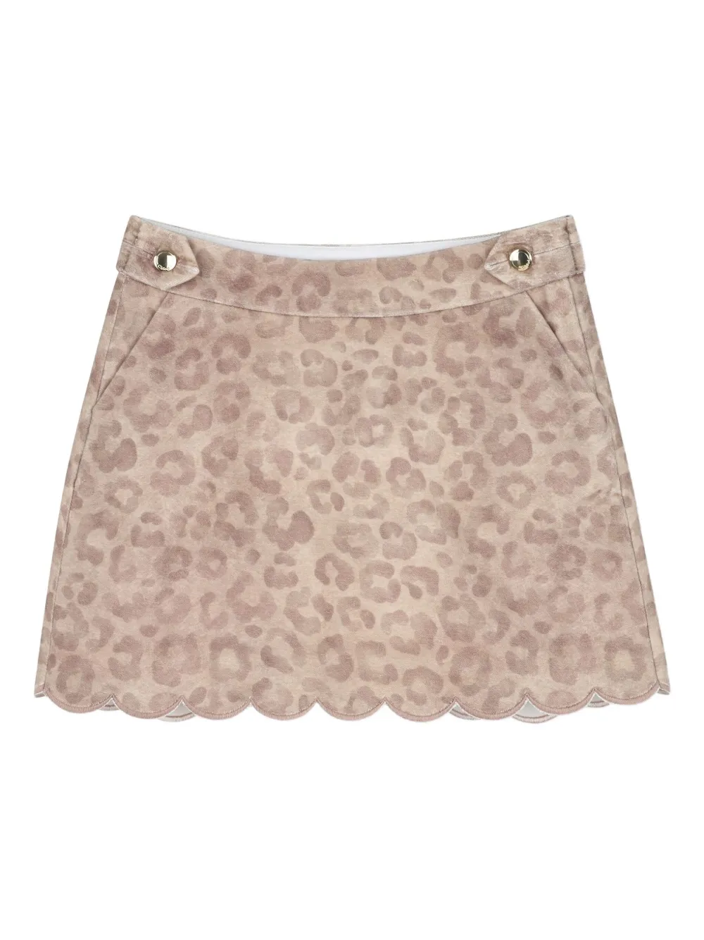 Юбка с фестонами и леопардовым принтом Chloé Kids, нейтральный
Юбка с фестонами и леопардовым принтом Chloé Kids, нейтральный