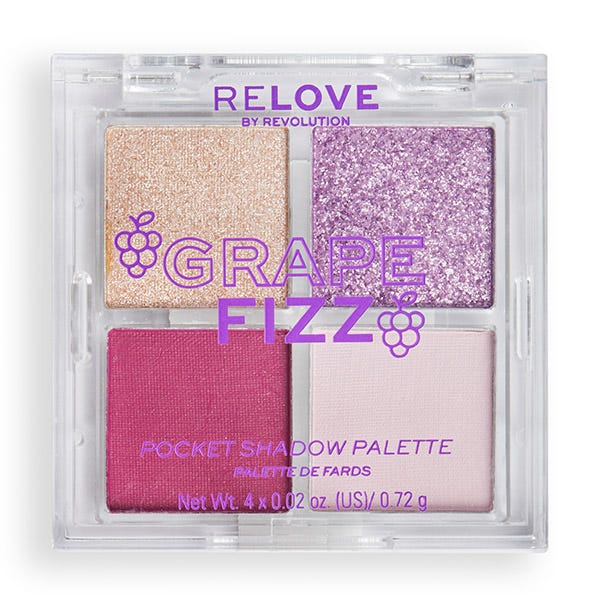 Палитра теней для век RELOVE Pocket Shadow Palette, Grape Fizz
Палитра теней для век RELOVE Pocket Shadow Palette, Grape Fizz