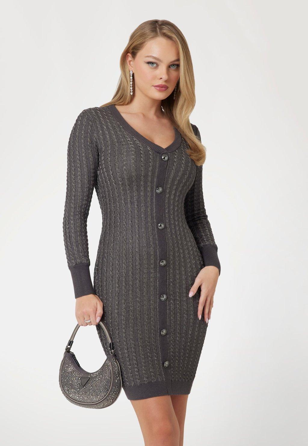 Вязаное платье Tubino Guess, темно-серый
Вязаное платье Tubino Guess, темно-серый