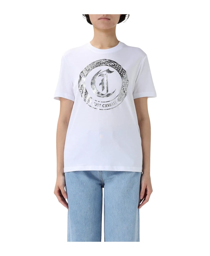Футболка с серебряным логотипом Just Cavalli, белый
Футболка с серебряным логотипом Just Cavalli, белый