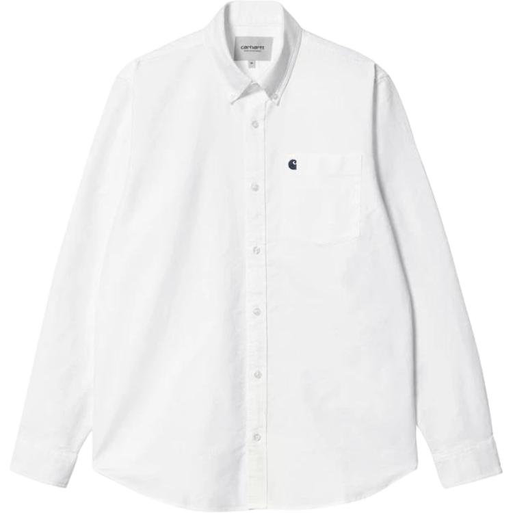 Рубашка с длинным рукавом и логотипом C Carhartt WIP, белый
Рубашка с длинным рукавом и логотипом C Carhartt WIP, белый