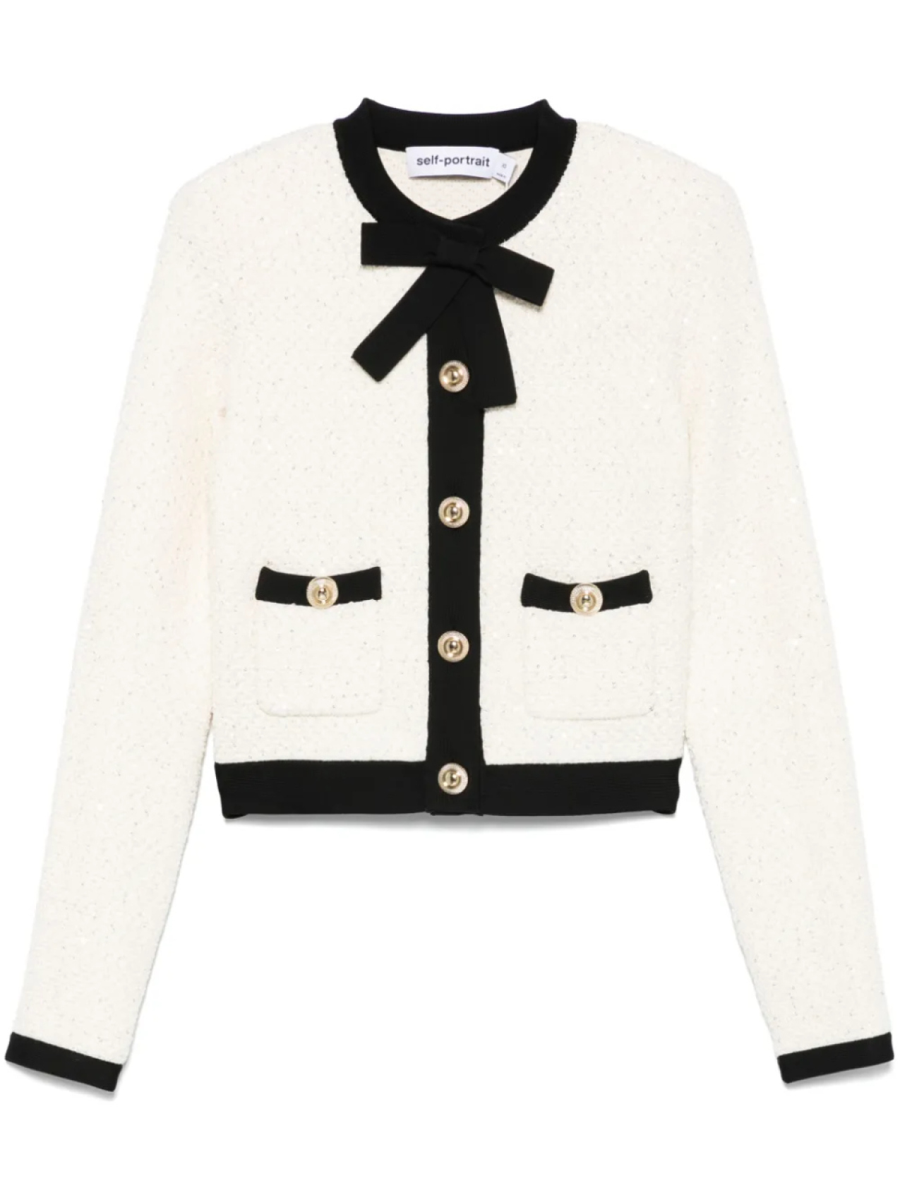 Кардиган с пайетками «Автопортрет» Self-Portrait, нейтральный
Кардиган с пайетками «Автопортрет» Self-Portrait, нейтральный