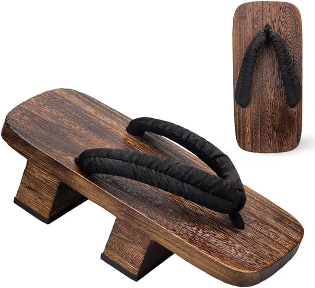 Японские традиционные сабо Ez-sofei Деревянные сандалии Гета для мужчин, черный
Японские традиционные сабо Ez-sofei Деревянные сандалии Гета для мужчин, черный