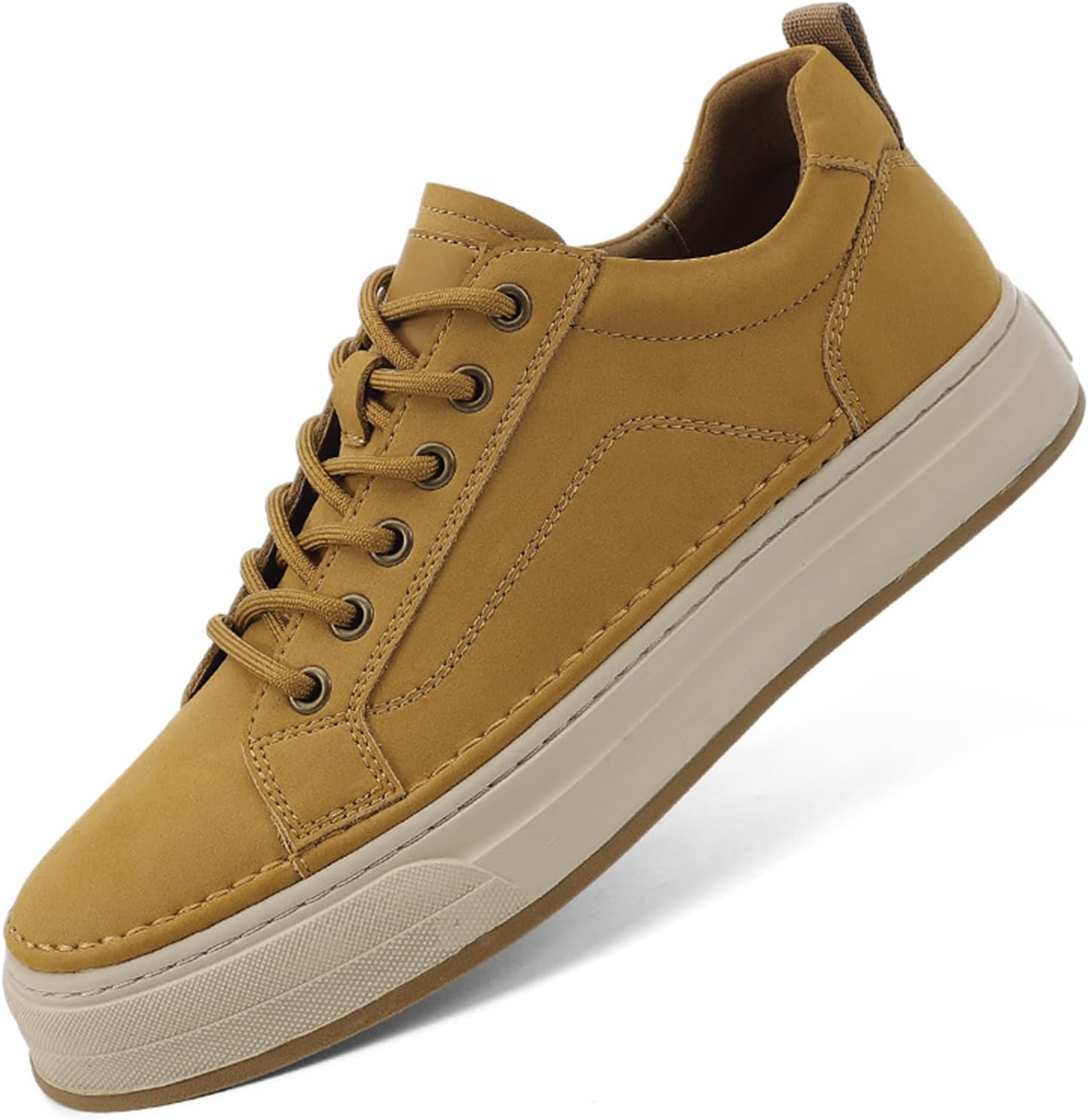 Мужские винтажные кожаные кроссовки ручной работы Chuumee, коричневый
Мужские винтажные кожаные кроссовки ручной работы Chuumee, коричневый