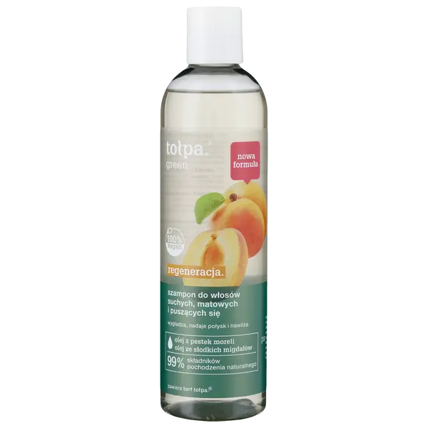 Шампунь для сухих, тусклых и вьющихся волос, 300 мл Tołpa Green regeneracja
Шампунь для сухих, тусклых и вьющихся волос, 300 мл Tołpa Green regeneracja
