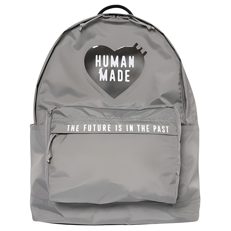 HUMAN MADE Нейлоновый рюкзак унисекс серый, Gray
HUMAN MADE Нейлоновый рюкзак унисекс серый, Gray