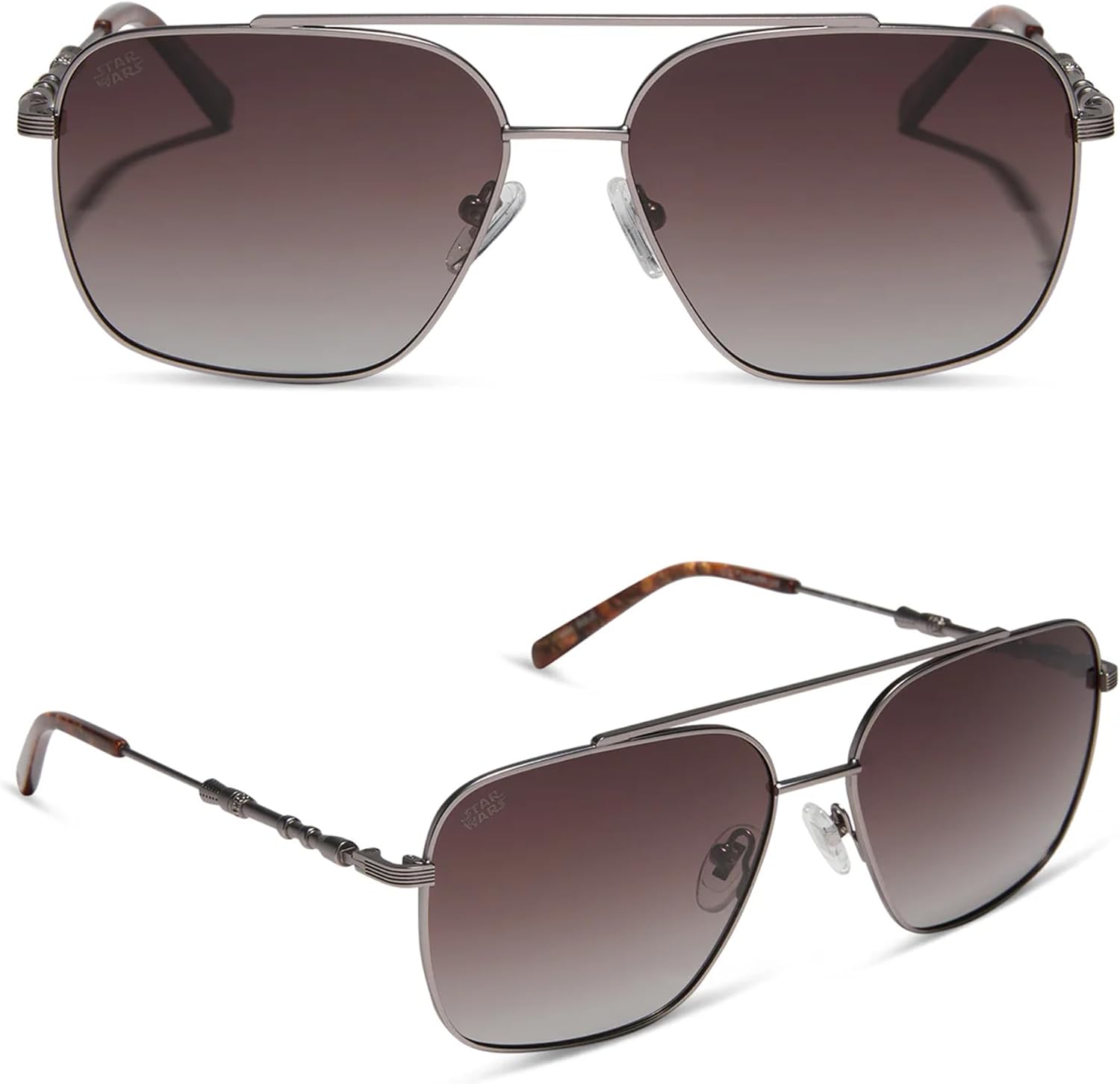 DIFF | Солнцезащитные очки Star Wars Han Solo 2.0 Navigator для мужчин и женщин | Защита от УФ-излучения UV400 | Матовый темно-серый металлик Blaster Grey + коричневый градиент, Dark Blaster Grey
DIFF | Солнцезащитные очки Star Wars Han Solo 2.0 Navigator для мужчин и женщин | Защита от УФ-излучения UV400 | Матовый темно-серый металлик Blaster Grey + коричневый градиент, Dark Blaster Grey