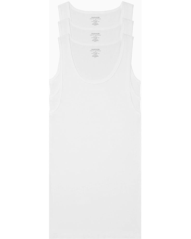Майка Calvin Klein Underwear Cotton Classics Multipack Pack Tank, белый 
Майка Calvin Klein Underwear Cotton Classics Multipack Pack Tank, белый