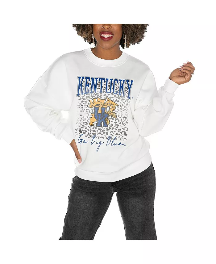 Женская белая флисовая толстовка с заниженными плечами Kentucky Wildcats Gameday Couture
Женская белая флисовая толстовка с заниженными плечами Kentucky Wildcats Gameday Couture