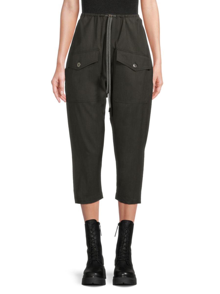 Укороченные брюки Crosby из смеси натуральной шерсти TWP, цвет Military
Укороченные брюки Crosby из смеси натуральной шерсти TWP, цвет Military