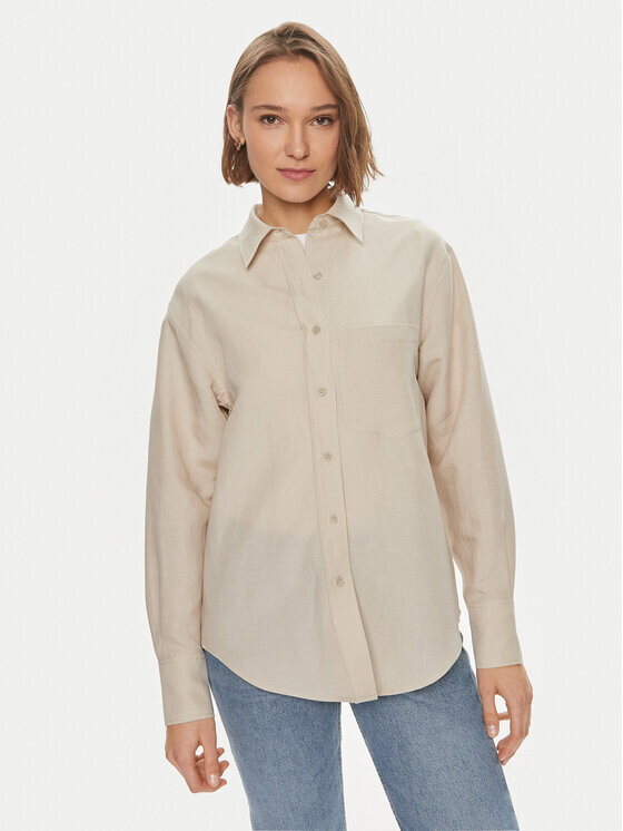 Рубашка Calvin Klein, бежевый
Рубашка Calvin Klein, бежевый