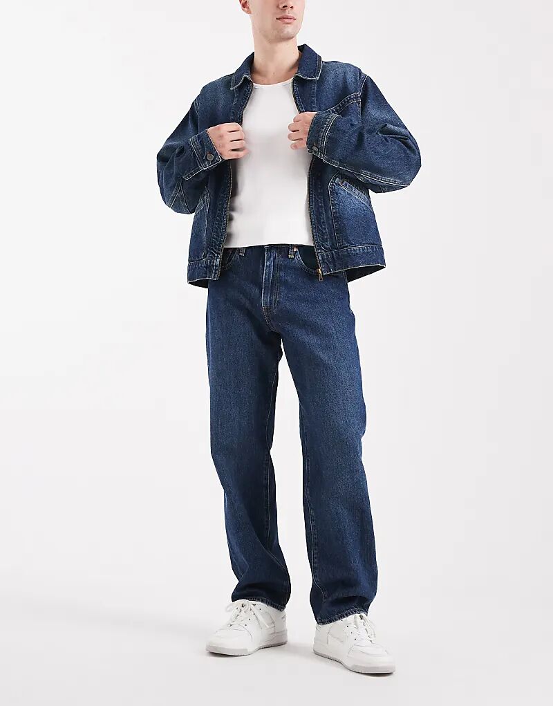 Джинсы Levi's 568 свободного кроя прямого кроя темного цвета
Джинсы Levi's 568 свободного кроя прямого кроя темного цвета