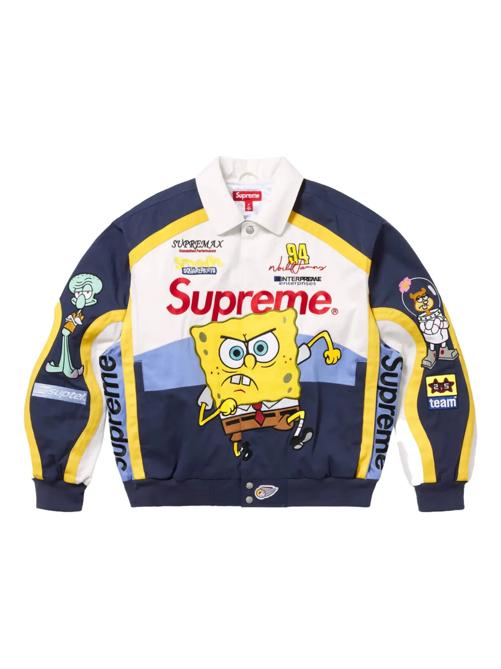 Куртка Jeff Hamilton из коллаборации с SpongeBob SquarePants Supreme, белый
Куртка Jeff Hamilton из коллаборации с SpongeBob SquarePants Supreme, белый