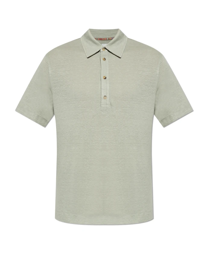 Льняная рубашка поло Paul Smith, зеленый
Льняная рубашка поло Paul Smith, зеленый