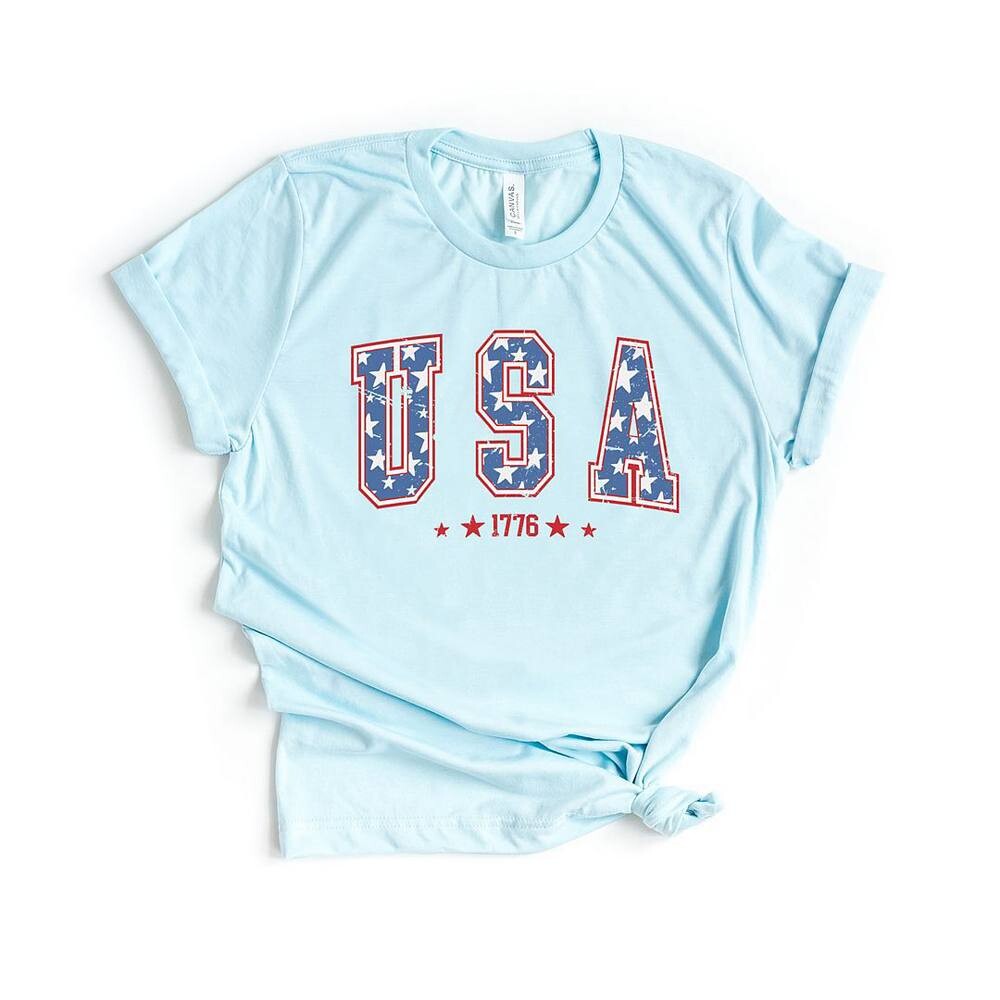 Футболка с короткими рукавами и рисунком Usa Varsity Stars Simply Sage Market, цвет Ice Blue
Футболка с короткими рукавами и рисунком Usa Varsity Stars Simply Sage Market, цвет Ice Blue