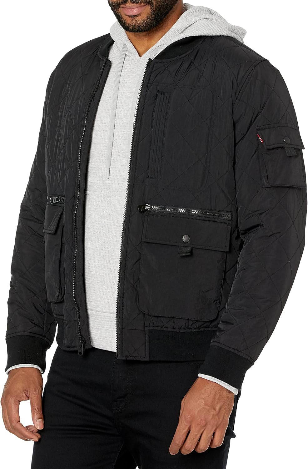 Мужская стеганая куртка-бомбер Levi's, Black
Мужская стеганая куртка-бомбер Levi's, Black