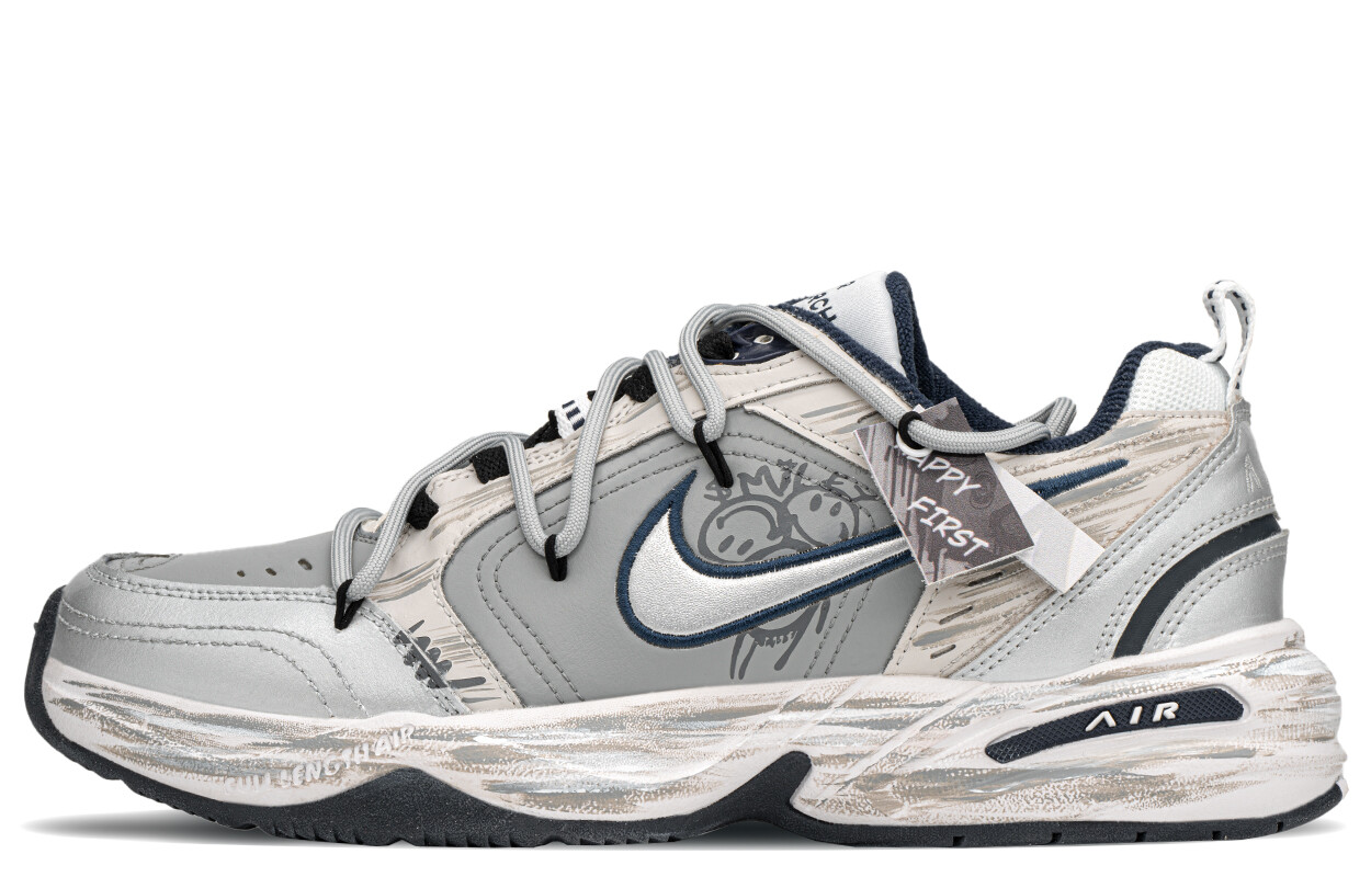 Кроссовки Nike Air Monarch 4 Chunky Sneakers Unisex Low-top Grey/Silver/Black/White/Blue, серый
Кроссовки Nike Air Monarch 4 Chunky Sneakers Unisex Low-top Grey/Silver/Black/White/Blue, серый