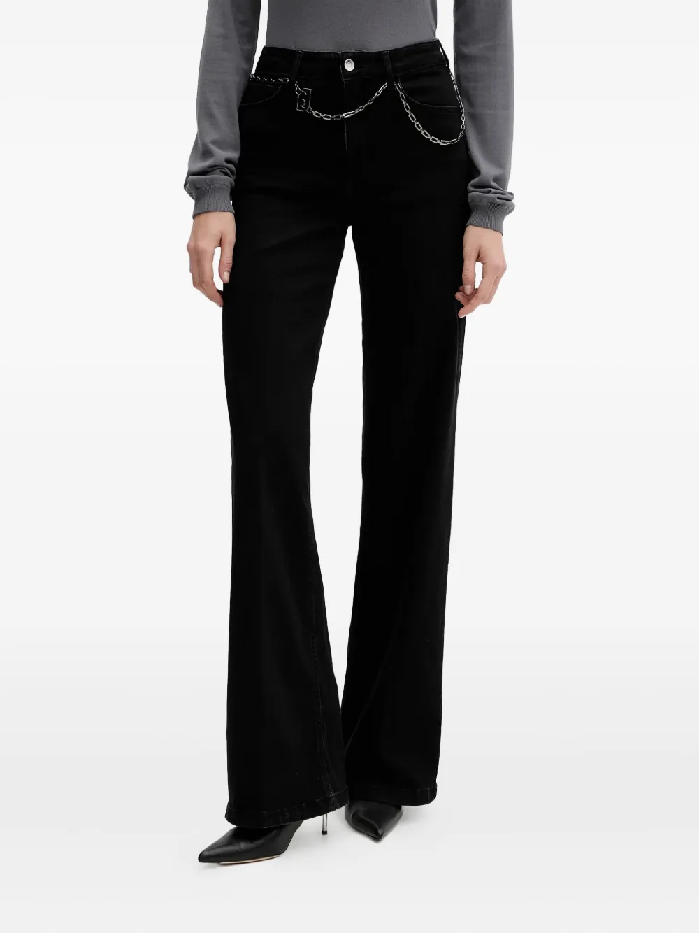 Джинсы с цепочкой Liu Jo, черный
Джинсы с цепочкой Liu Jo, черный